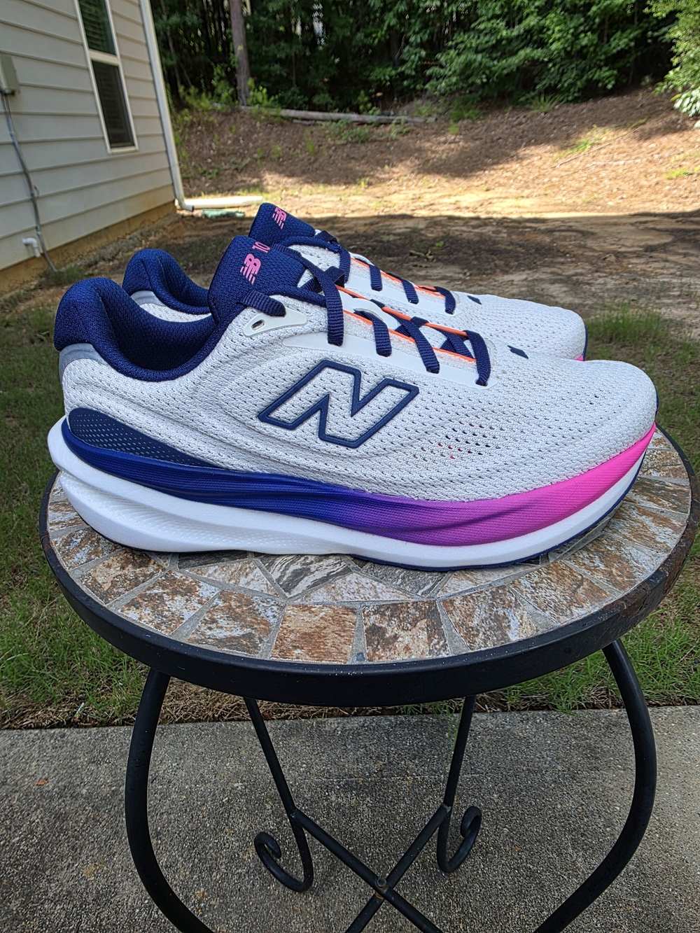 New Balance 1080v15 W10801L7 Sea Salt Running Shoes Sneaker Women Sz 7.5 Worn 3x